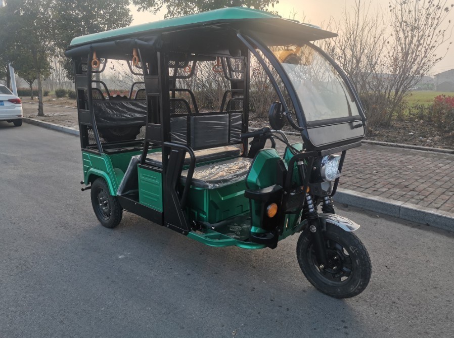 1000W Passenger Electric Cargo Tricycle / Three Wheel Electric Tricycle With Roof