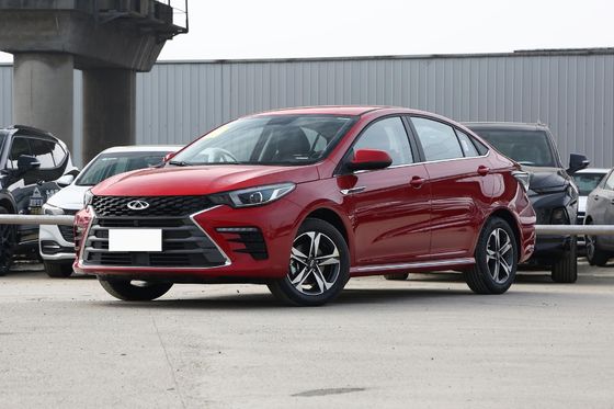 Cherry Tiggo 5 plus Brandstofsedan 0 de Automobiele Motoren van Miles Warranty Red Luxury Cars